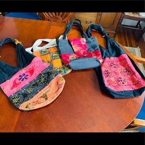 4 beautiful bags bought in India.